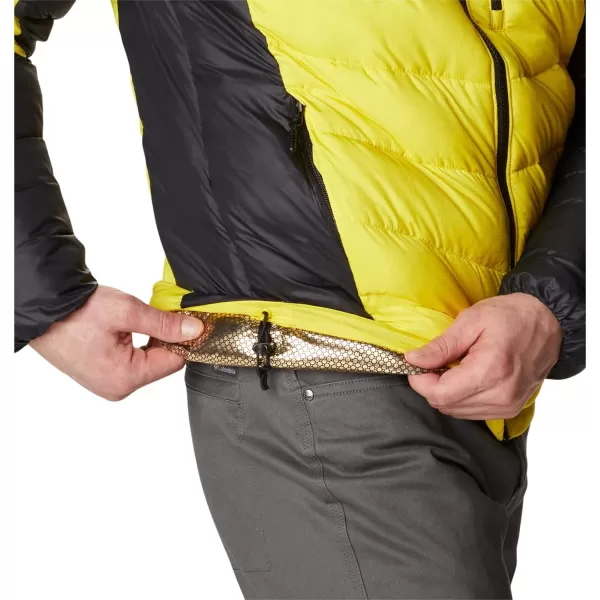 Columbia Mens Labyrinth Loop Hooded JacketLaser LemonBlack