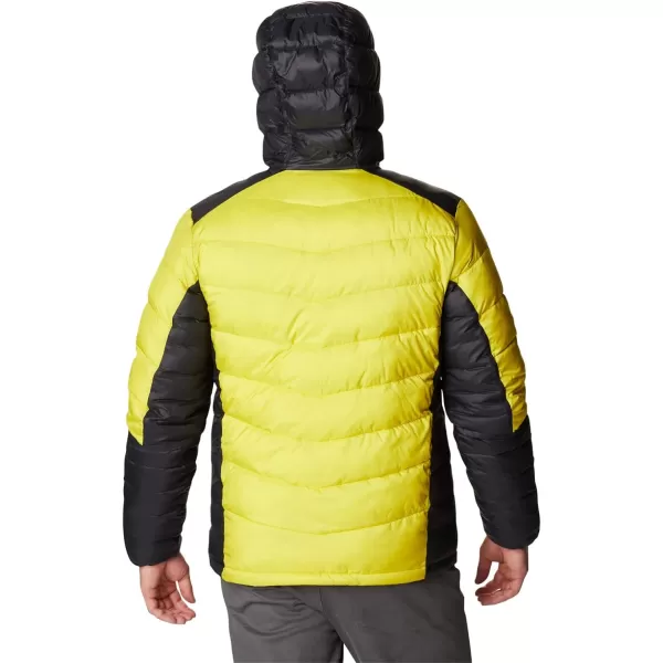 Columbia Mens Labyrinth Loop Hooded JacketLaser LemonBlack