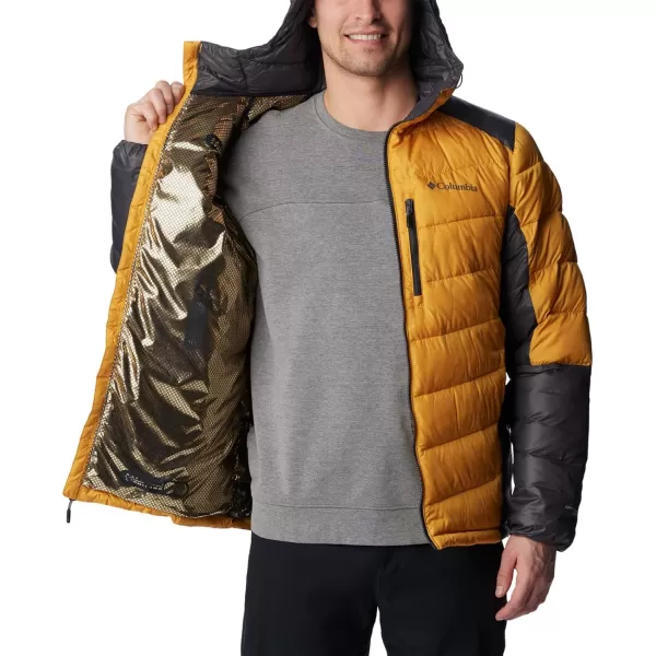 Columbia Mens Labyrinth Loop Hooded JacketRaw Honey  Shark