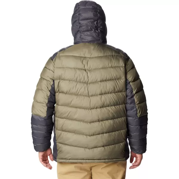 Columbia Mens Labyrinth Loop Hooded JacketStone Green  Shark