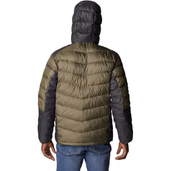 Columbia Mens Labyrinth Loop Hooded JacketStone Green  Shark