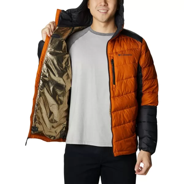 Columbia Mens Labyrinth Loop Hooded JacketWarm CopperBlack