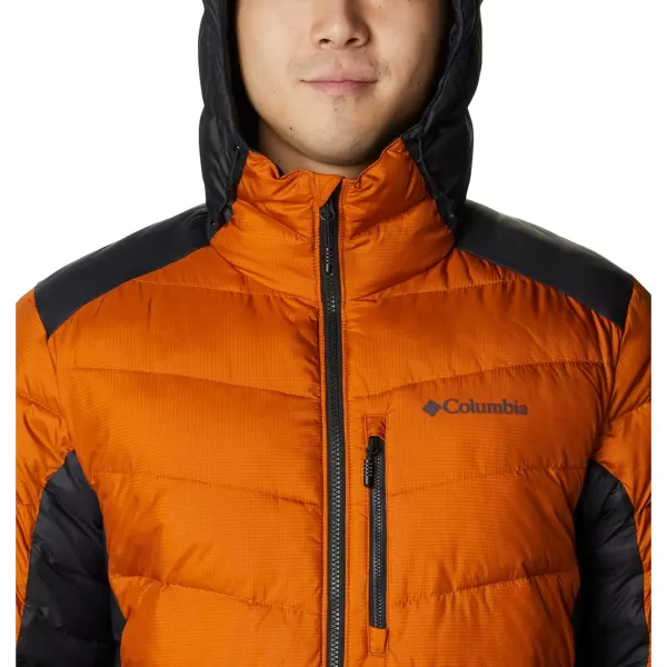 Columbia Mens Labyrinth Loop Hooded JacketWarm CopperBlack