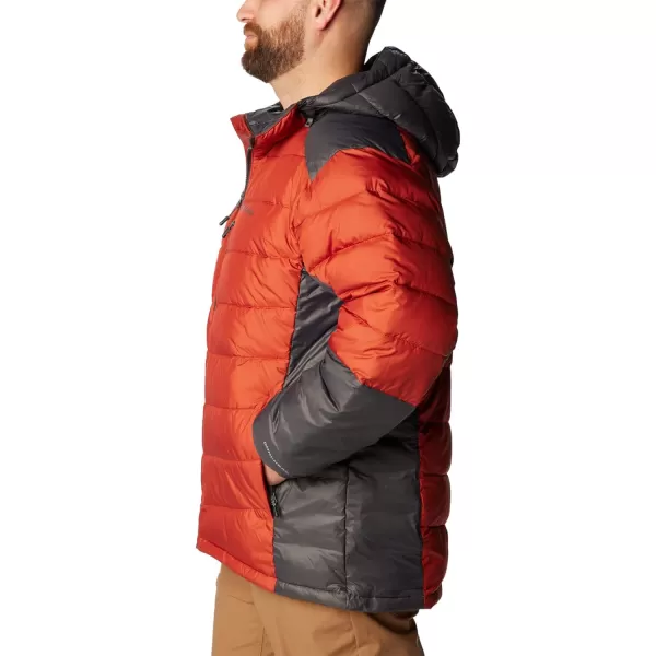 Columbia Mens Labyrinth Loop Hooded JacketWarp Red  Shark