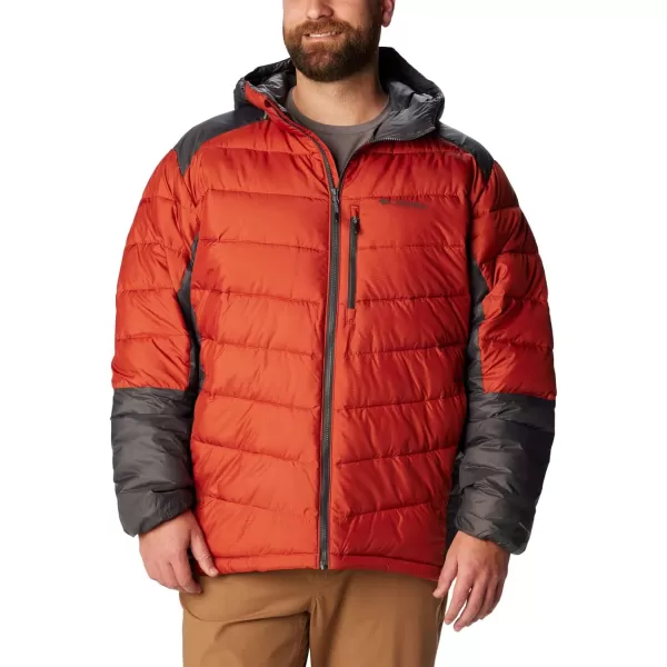 Columbia Mens Labyrinth Loop Hooded JacketWarp Red  Shark