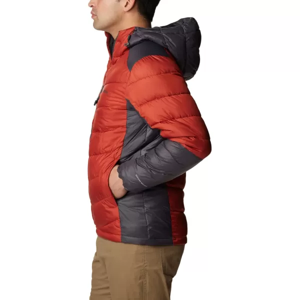 Columbia Mens Labyrinth Loop Hooded JacketWarp Red  Shark