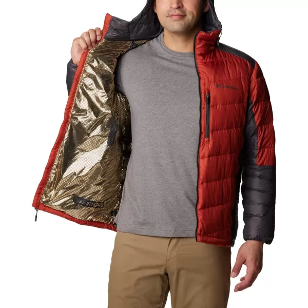 Columbia Mens Labyrinth Loop Hooded JacketWarp Red  Shark