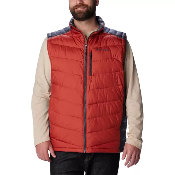 Columbia Mens Labyrinth Loop VestWarp Red Shark