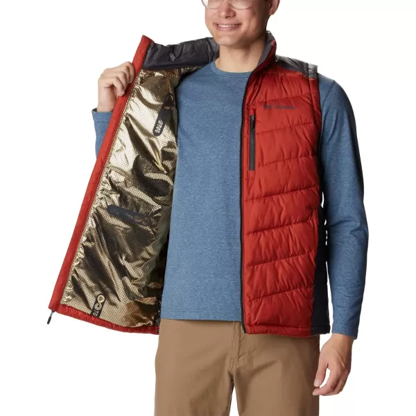 Columbia Mens Labyrinth Loop VestWarp Red Shark