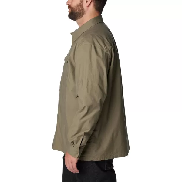 Columbia Mens Landroamer Lined ShirtStone Green