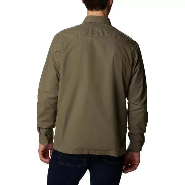 Columbia Mens Landroamer Lined ShirtStone Green