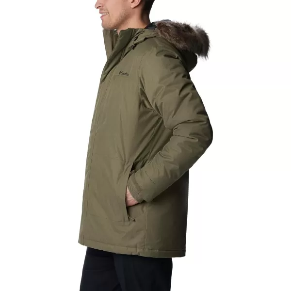 Columbia Mens Leif Trail ParkaStone Green