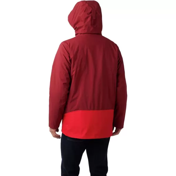 Columbia Mens Lhotse Iii Interchange JacketRed JasperMountain Red