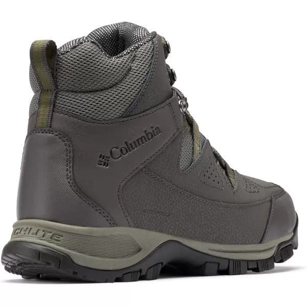 Columbia Mens Liftop III Snow Boot Insulated HighTraction GripDark GreyBlack