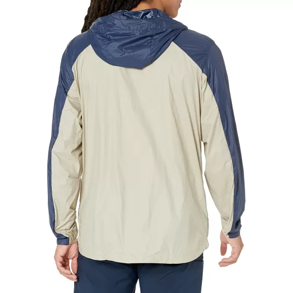 Columbia Mens Loop Trail WindbreakerAncient FossilCollegiate Navy