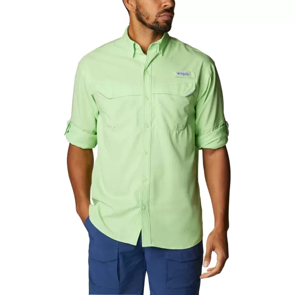 Columbia Mens Low Drag Offshore Long Sleeve ShirtLime Glow
