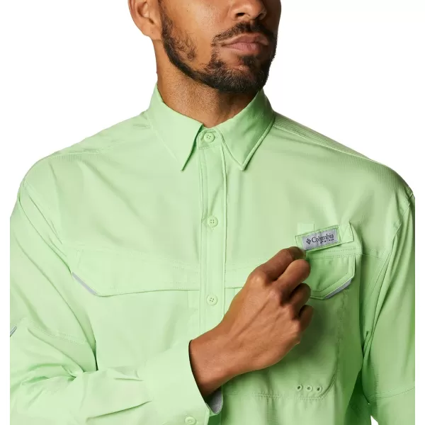 Columbia Mens Low Drag Offshore Long Sleeve ShirtLime Glow