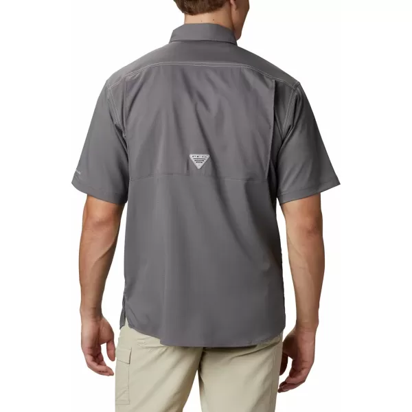 Columbia Mens Low Drag Offshore Short Sleeve ShirtCity Grey