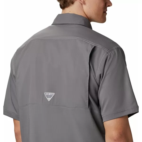 Columbia Mens Low Drag Offshore Short Sleeve ShirtCity Grey