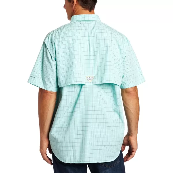 Columbia Mens Low Drag Offshore Short Sleeve ShirtGulf Stream Small Box Check