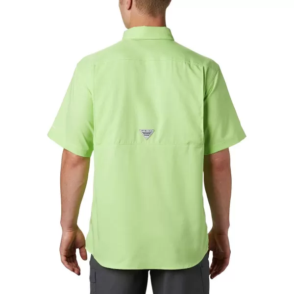 Columbia Mens Low Drag Offshore Short Sleeve ShirtJade Lime