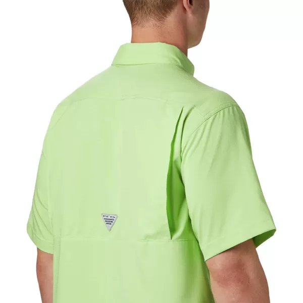 Columbia Mens Low Drag Offshore Short Sleeve ShirtJade Lime