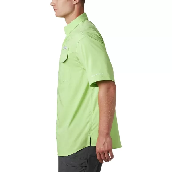 Columbia Mens Low Drag Offshore Short Sleeve ShirtJade Lime