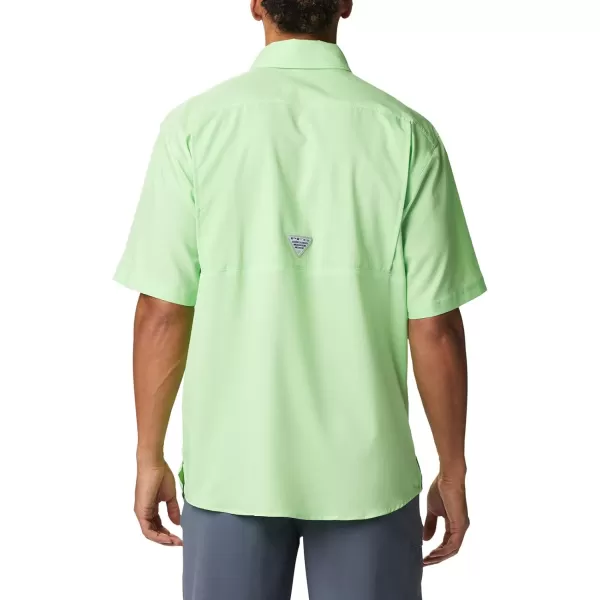 Columbia Mens Low Drag Offshore Short Sleeve ShirtLime Glow