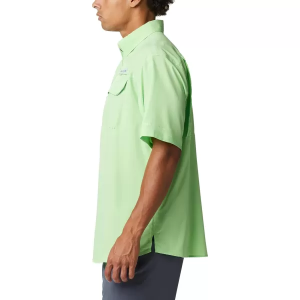 Columbia Mens Low Drag Offshore Short Sleeve ShirtLime Glow