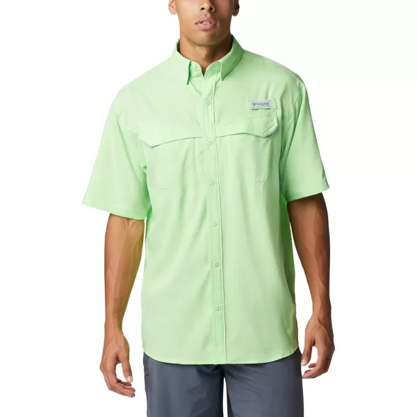 Columbia Mens Low Drag Offshore Short Sleeve ShirtLime Glow