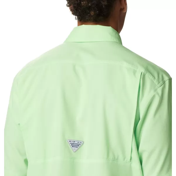 Columbia Mens Low Drag Offshore Short Sleeve ShirtLime Glow