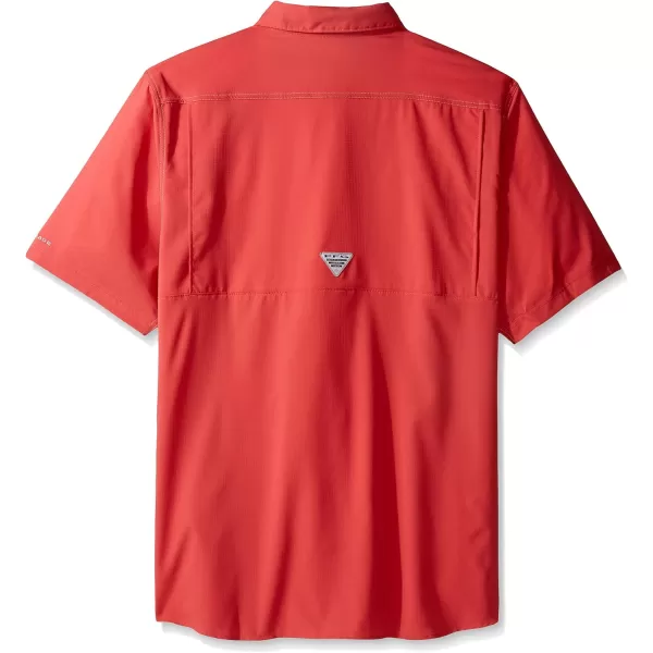 Columbia Mens Low Drag Offshore Short Sleeve ShirtRed