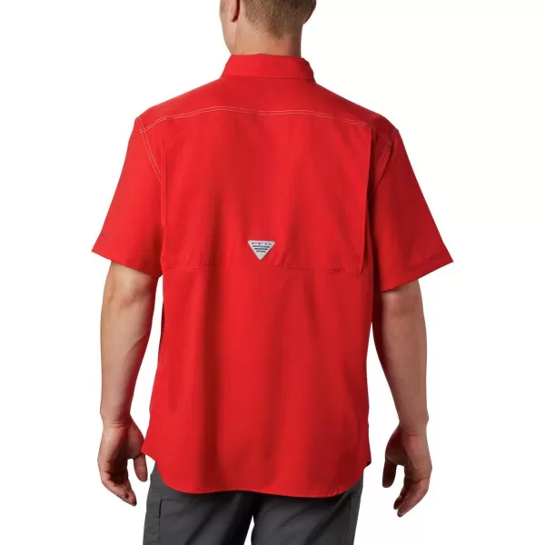 Columbia Mens Low Drag Offshore Short Sleeve ShirtRed Spark