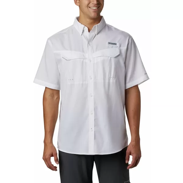 Columbia Mens Low Drag Offshore Short Sleeve ShirtWhite