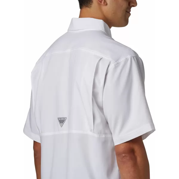 Columbia Mens Low Drag Offshore Short Sleeve ShirtWhite