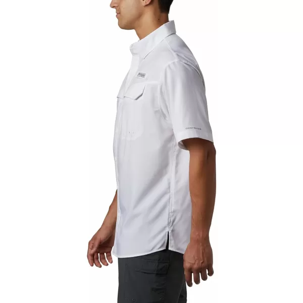 Columbia Mens Low Drag Offshore Short Sleeve ShirtWhite