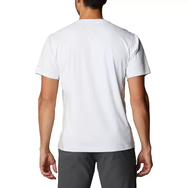 Columbia Mens M Zero Ice CirroCool Ss ShirtWhite