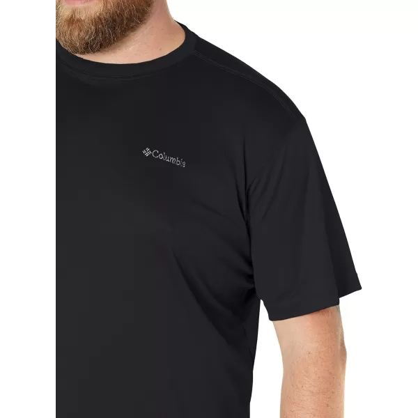 Columbia Mens Meeker Peak Short Sleeve CrewBlack