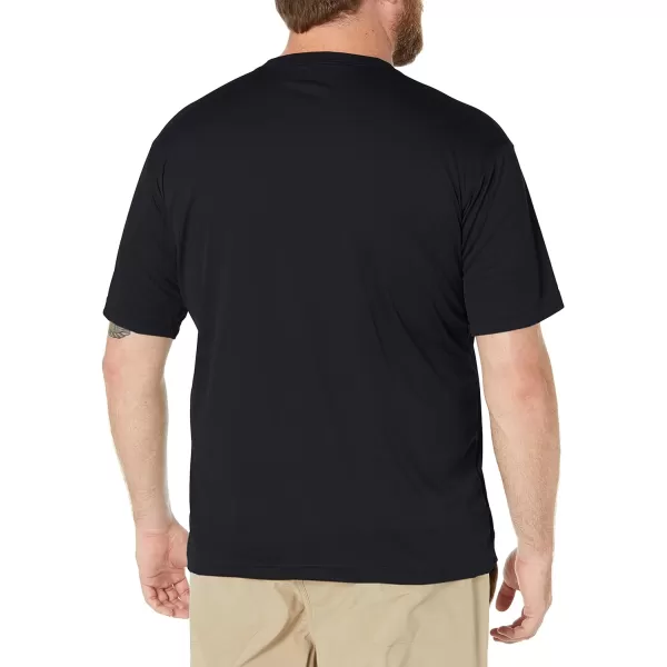 Columbia Mens Meeker Peak Short Sleeve CrewBlack