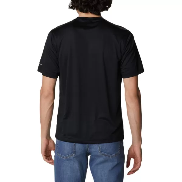 Columbia Mens Meeker Peak Short Sleeve CrewBlack