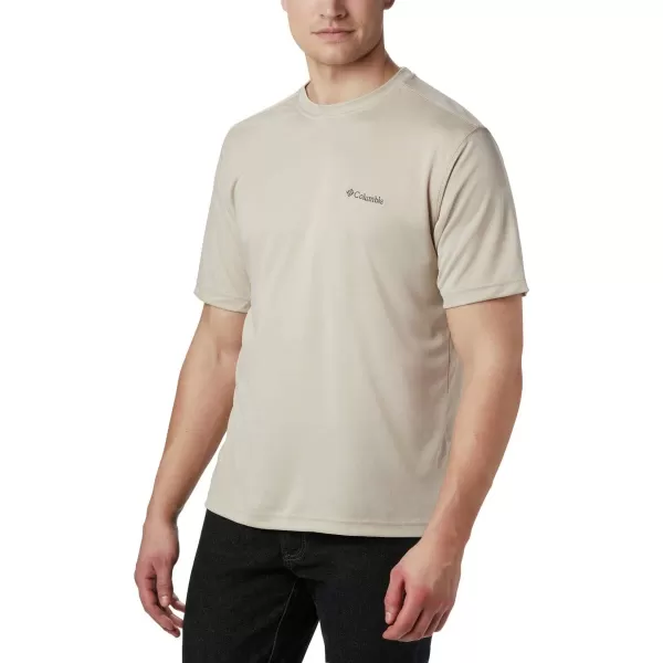 Columbia Mens Meeker Peak Short Sleeve CrewFossil