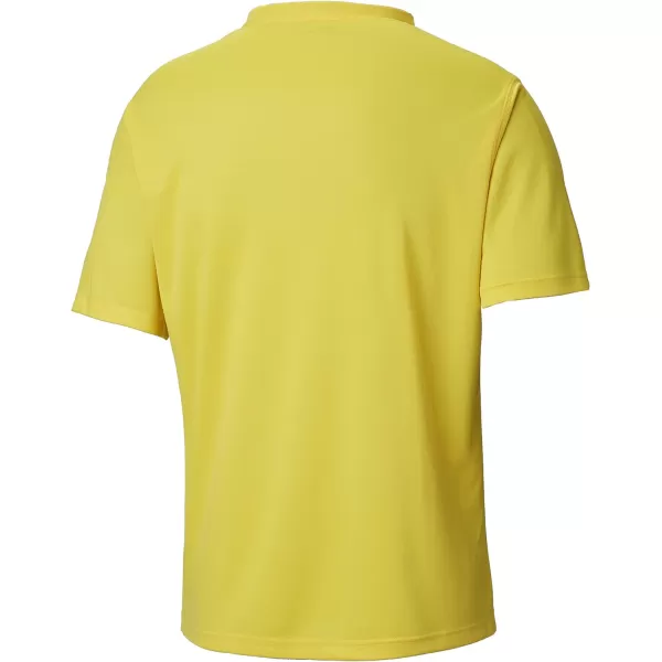 Columbia Mens Meeker Peak Short Sleeve CrewMustard