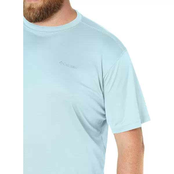 Columbia Mens Meeker Peak Short Sleeve CrewSky Blue