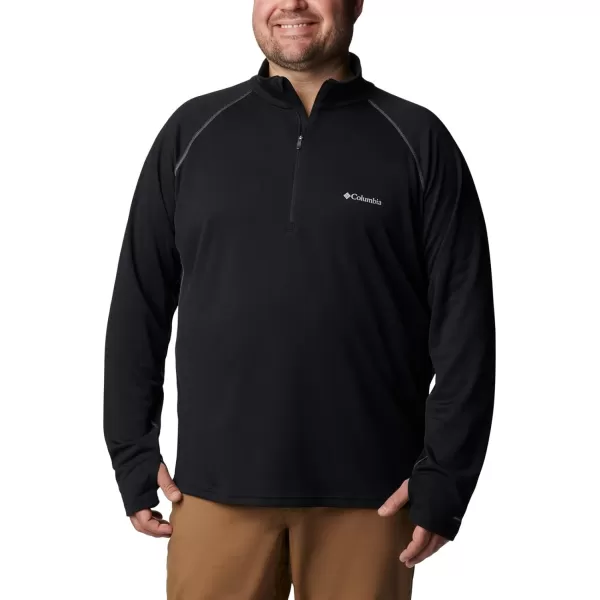 Columbia Mens Narrows Pointe Half ZipBlack City Grey