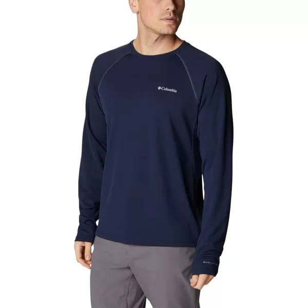 Columbia Mens Narrows Pointe Long SleeveCollegiate Navy Dark Mountain