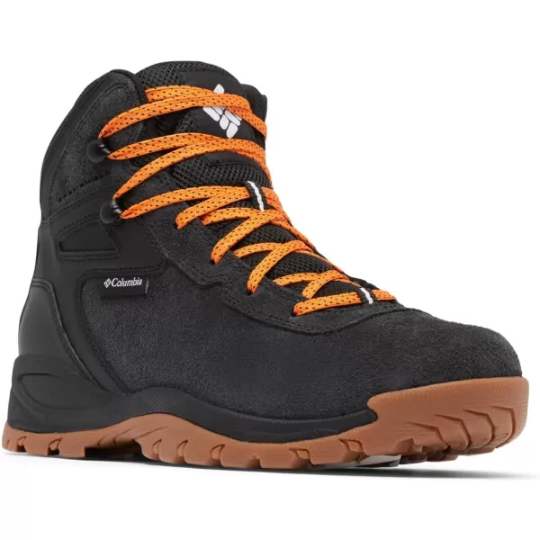 Columbia Mens Newton Ridge Bc Hiking ShoeBlackBright Orange