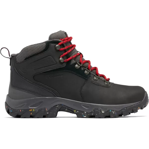 Columbia Mens Newton Ridge Plus Ii Waterproof Omni Heat Hiking ShoeBlack  Mountain Red