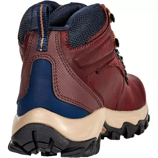 Columbia Mens Newton Ridge Plus Wp Hiking ShoeMadder Brown  Collegiate Navy