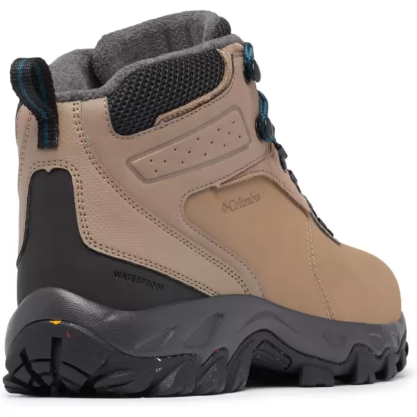 Columbia Mens Newton Ridge Waterproof OmniHeat Ii Hiking ShoeAsh BrownNight Wave