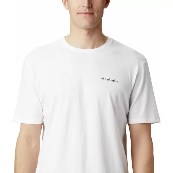 Columbia Mens North Cascades Short Sleeve TeeWhite